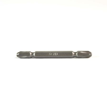 Superior Steel 3# Phillips Double End Screwdriver Bits - 3 Inch Long, PK 10 SP303D-10PK